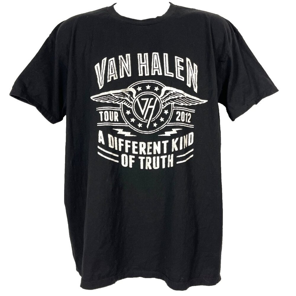 Van Halen Tour 2012 Mens T-Shirt size XL Different Kind of Truth USA Concert - Picture 2 of 6